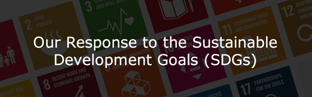 Our Response to the Sustainable Development Goals (SDGs) 